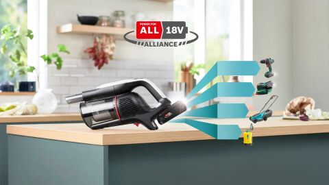 Bosch BCS931WBA Şarjlı Süpürge Unlimited 9 Beyaz